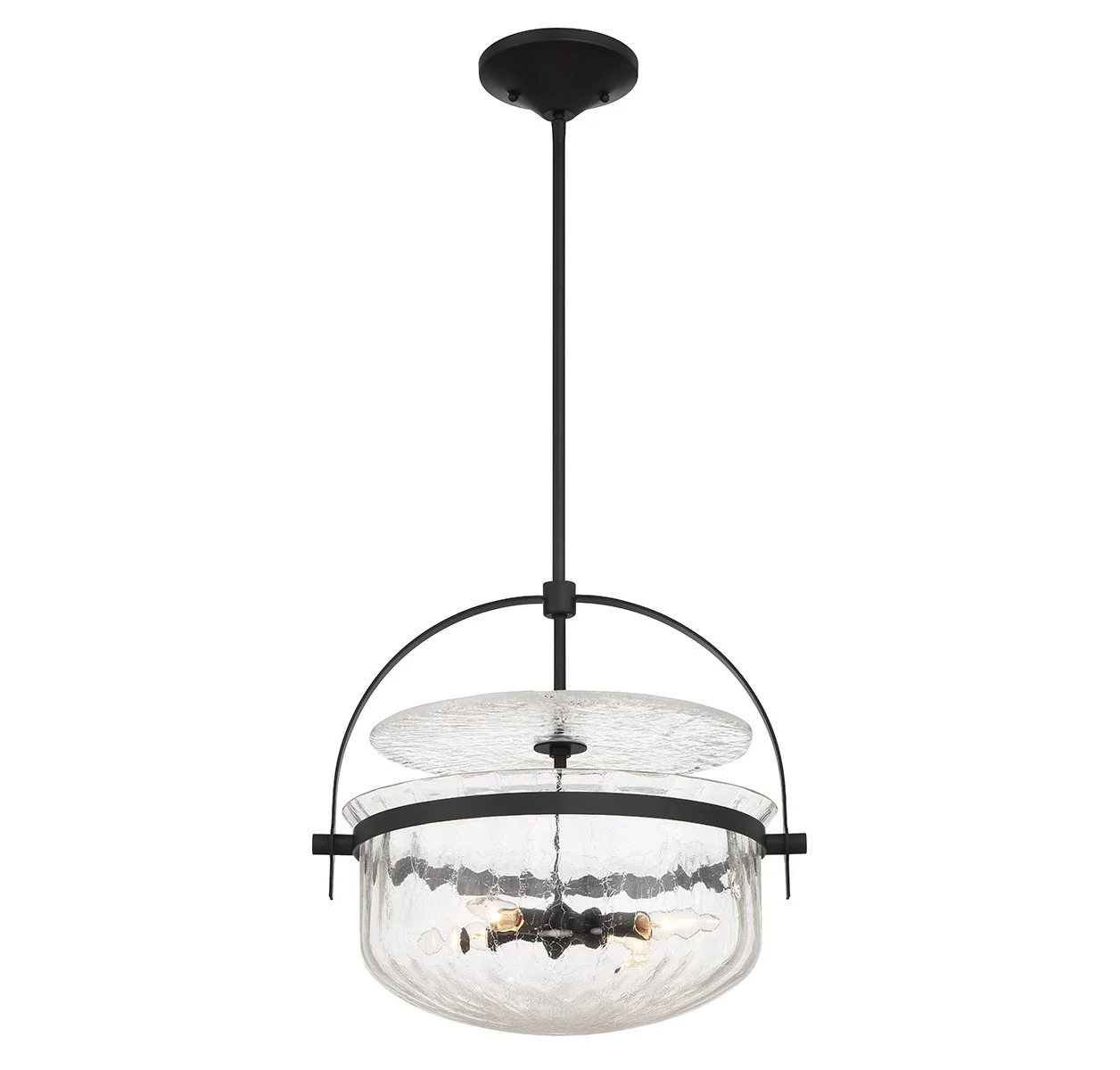 Denmar Four Light Convertible Semi-Flush/Pendant - Image 2