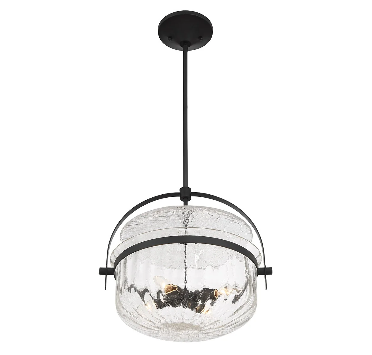Denmar Four Light Convertible Semi-Flush/Pendant - Image 3