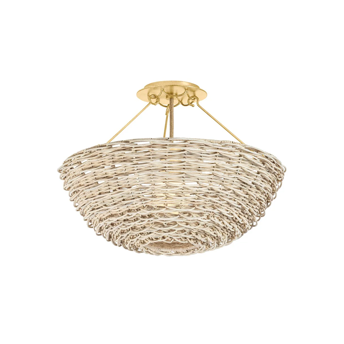 Campo One Light Semi Flush Mount - Image 1
