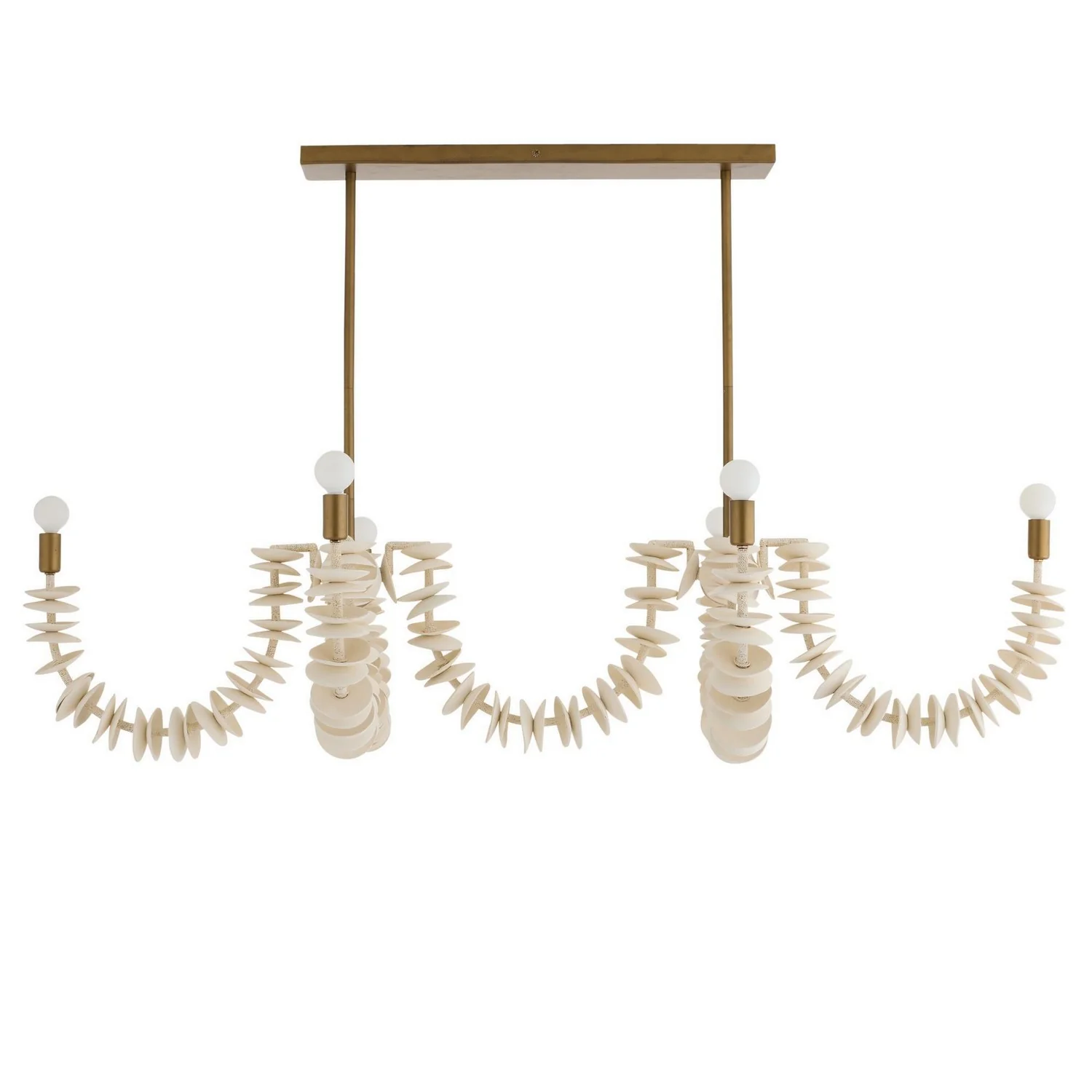 Kalama Eight Light Linear Chandelier - Image 2