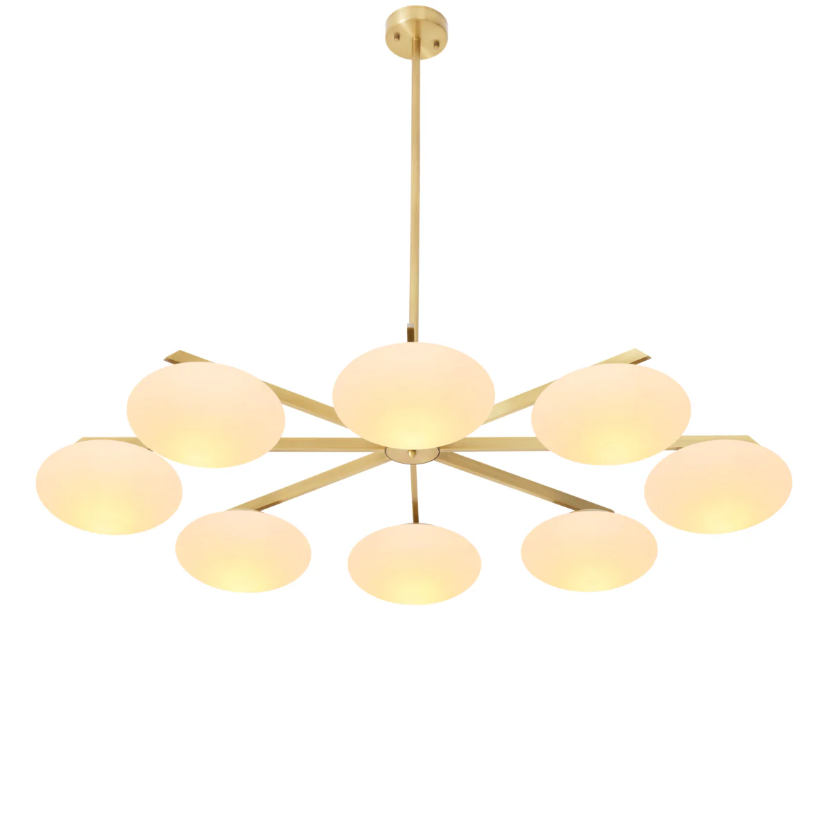Evergreen Double Eight Light Chandelier - Image 1