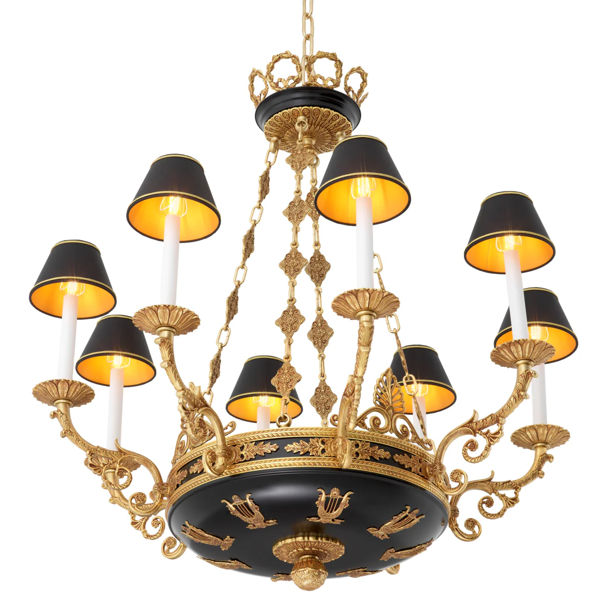 Museum’s Eight Light Chandelier - Image 3