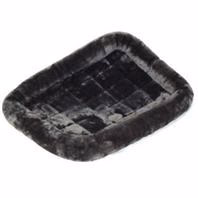Midwest Quiet Time Bolstered Bed Grey 48 x 30in - Image 1