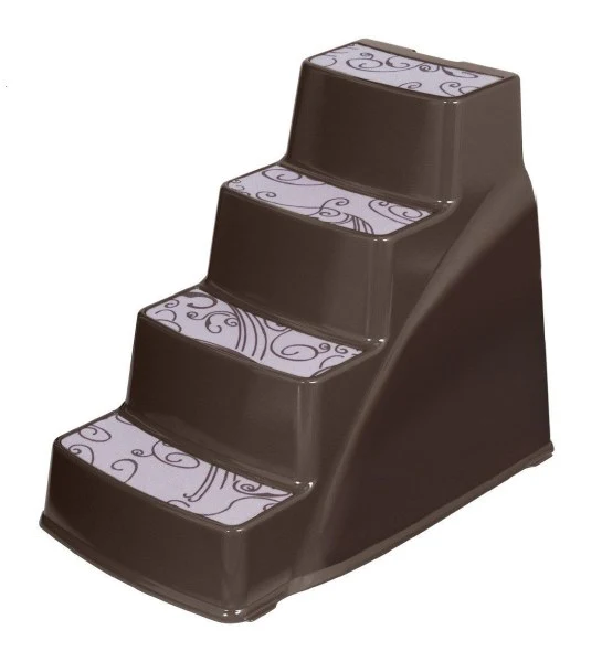 Petmate Step II Lightweight Brown Pet Steps - Image 1