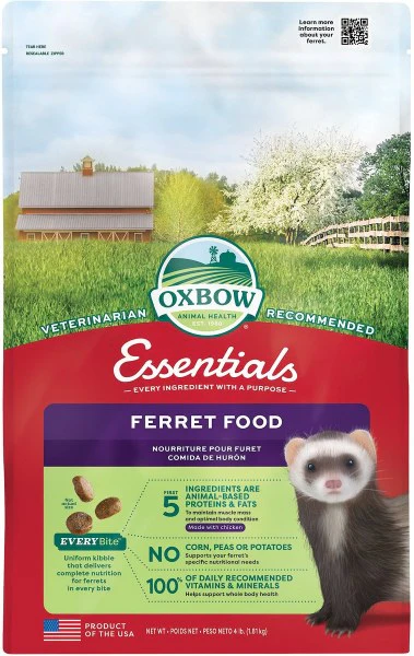 Oxbow Essentials Ferret Food 4lb - Image 1