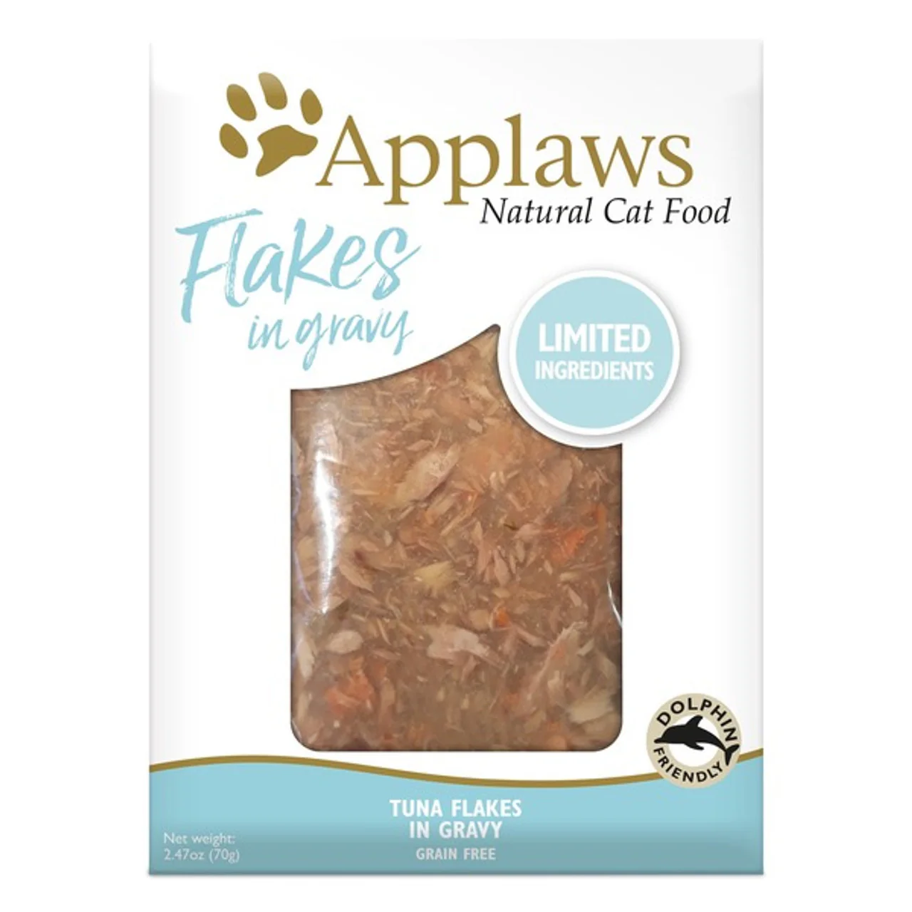 Applaws Pouch Cat Food Grain Free Tuna Gravy 2.47oz - Image 1