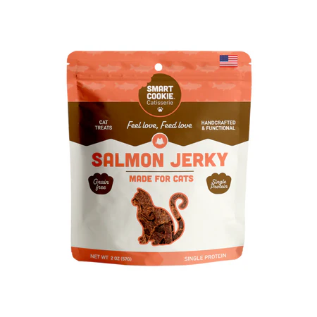 Smart Cookie Cat Treat Jerky Salmon 2 oz - Image 1