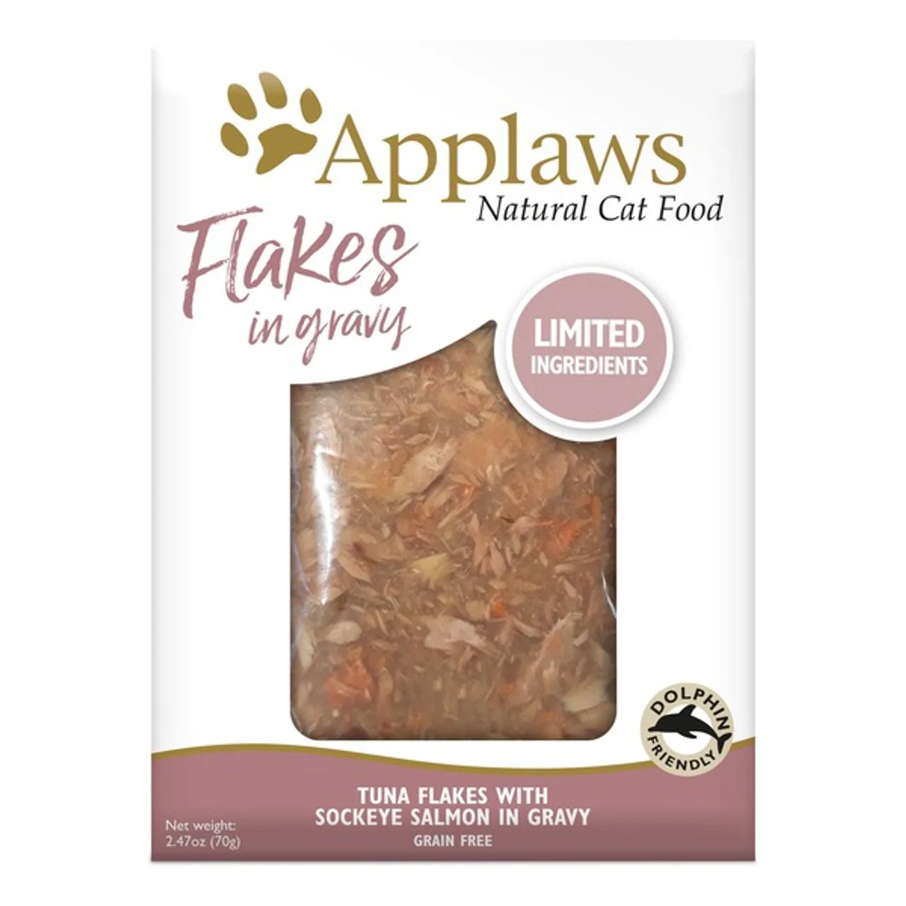 Applaws Pouch Cat Food Grain Free Tuna Salmon 2.47oz - Image 1