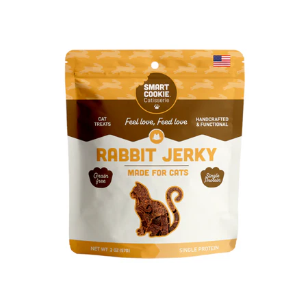 Smart Cookie Cat Treat Jerky Rabbit 2 oz - Image 1