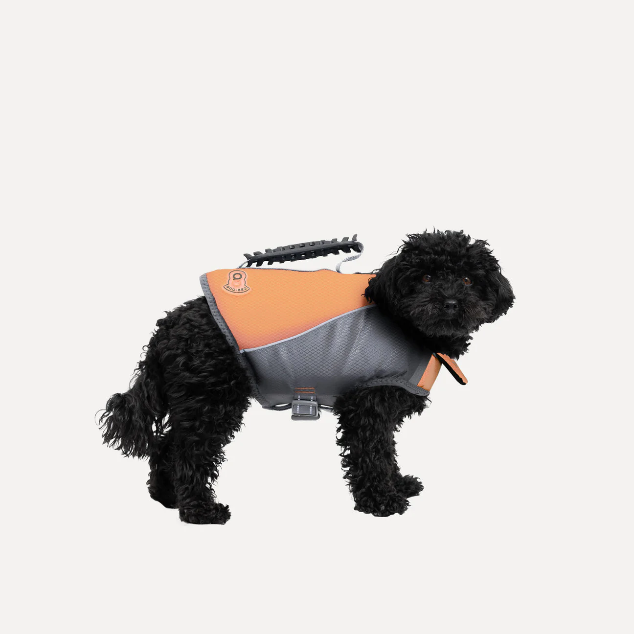 Goo-eez Dog Life Vest Orange and Grey eXtra Small - Image 1