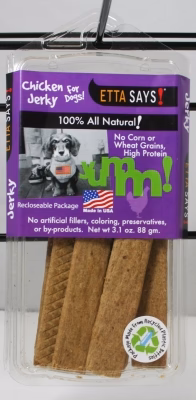 Etta Says! Snack Attack Chicken Jerky Dog Treats, 3 Oz - Image 1