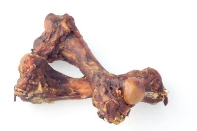 Jones Natural Chews 601 Dog Treats, Pork Femur Bone, 8-In. - Image 1