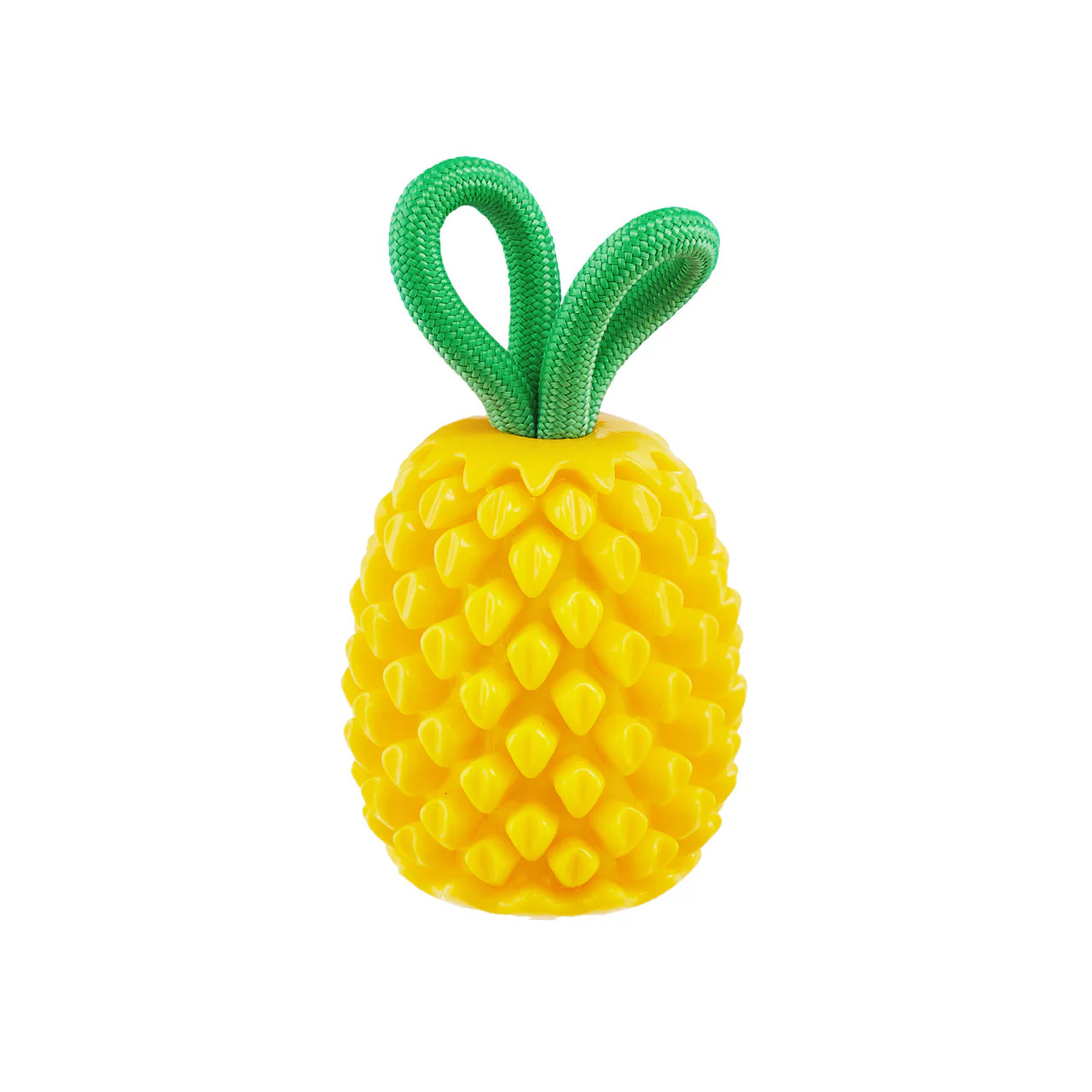 Outward Hound Dental Pineapple Dental Chew Toy and Interactive Treat Stuffer, Yellow - Image 1