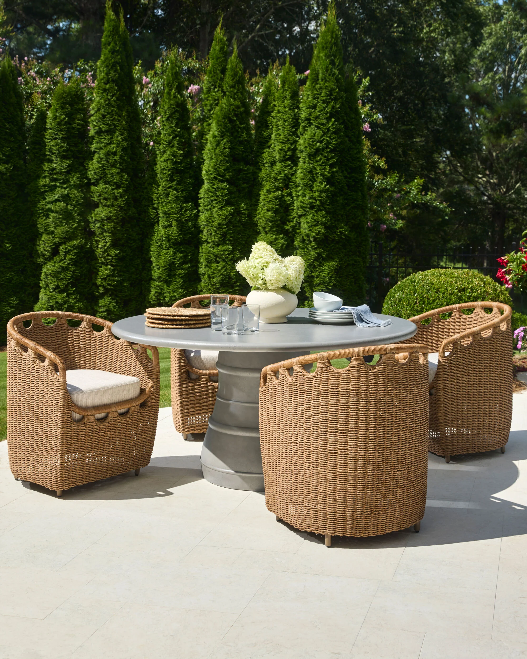 Karina Outdoor Dining Chair - Image 3