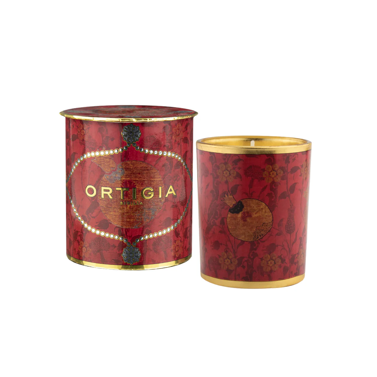 Melograno Decorated Candle