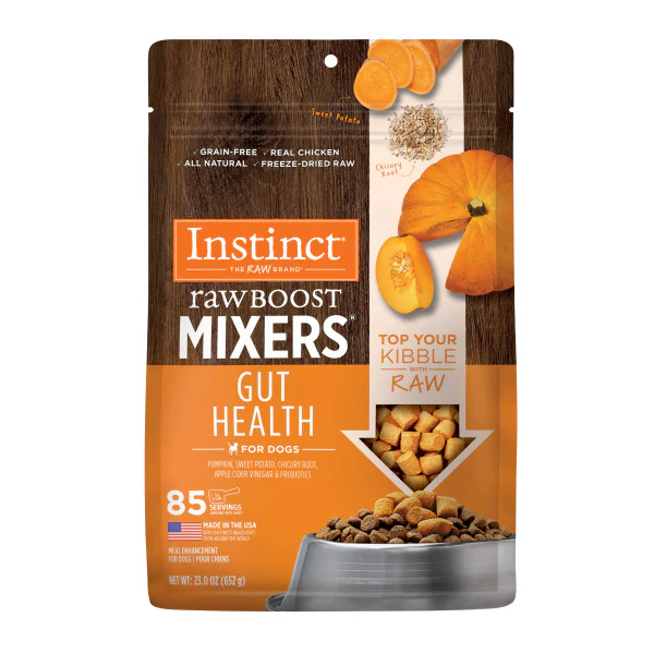 Instinct Freeze-Dried Raw Boost Mixers Grain-Free Gut Health Recipe Dog Food Topper 23oz Bag - Image 1