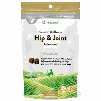 NaturVet Senior Hip & Joint Advanced Dog Soft Chews 120ct - Image 1