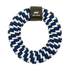 Tall Tails Braided Ring 6 in - Navy/White - Image 1