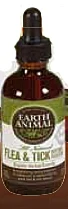 Earth Animal Flea & Tick Program Organic Herbal Dog & Cat Supplement, 2 Fl Oz - Image 1