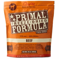 Primal Pet Foods Nuggets Grain-Free Beef Formula Freeze Dried Dog Food, 14 oz - Image 1