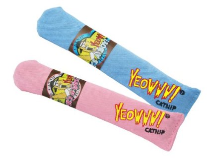 Yeowww! Cigar Blue Catnip Cat Toy - Image 1