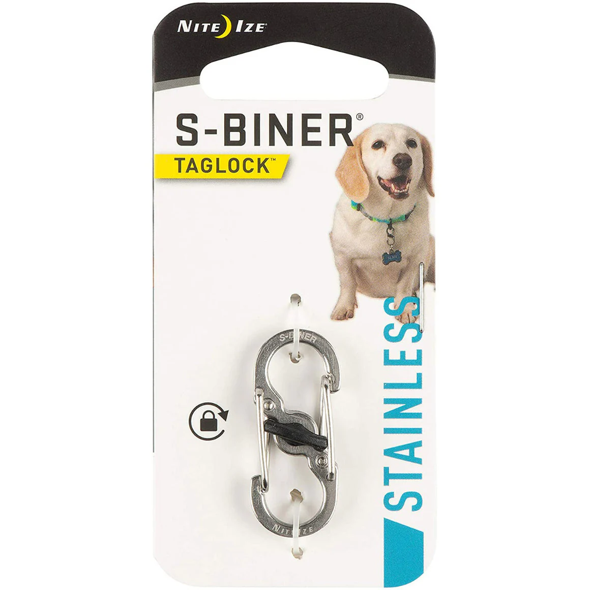 Nite ize S-biner Taglock Stainless Steel Id Tag Clip - Image 1