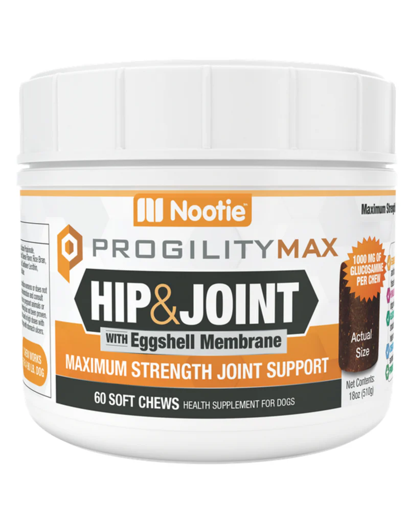 Nootie Progility Dog Soft Chews Hip & Joint with Eggshell Membrane 60ct - Image 1