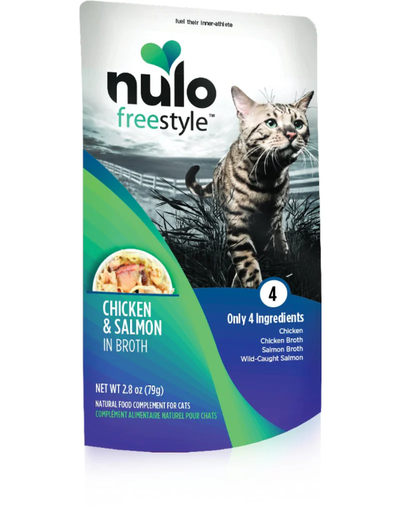 Nulo FreeStyle Chicken & Salmon in Broth Wet Cat Food, 2.8 oz - Image 1