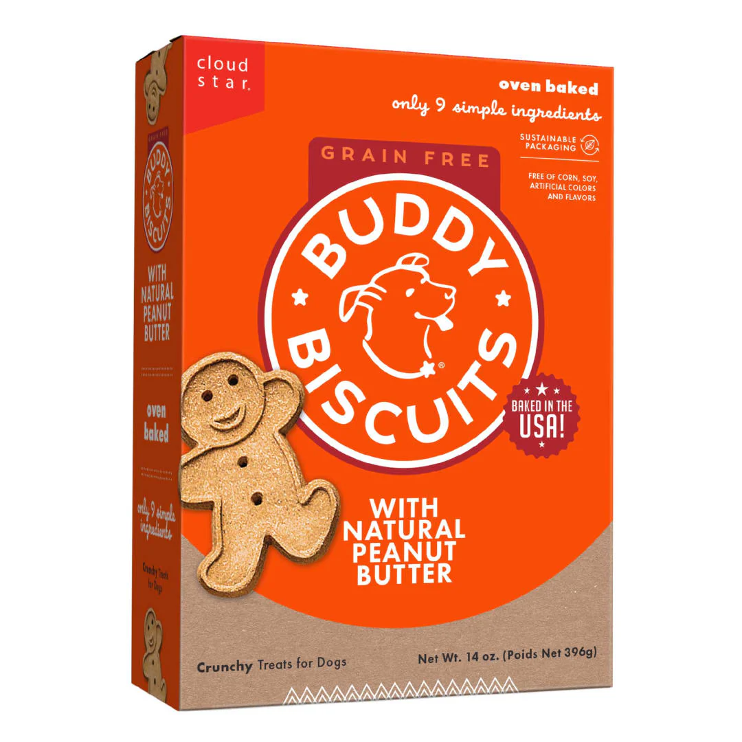 Cloud Star Buddy Biscuits Softies Soft & Chewy Grain Free Dog Treats, Beef, 5 oz. Pouch - Image 1