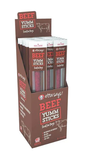 Etta Says! – Beef Yumm Jerky Sticks Dog Treat Single - Image 1