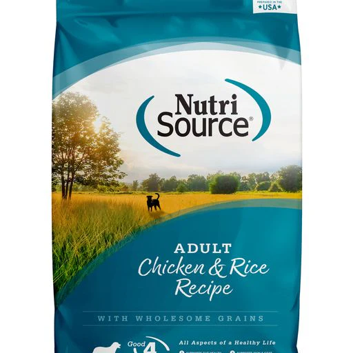 NutriSource Adult Chicken and Rice Formula Dog Food 1.5 lb - Image 1