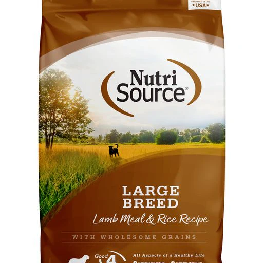 Nutrisource Large Breed Lamb Meal & Rice Dry Dog Food 26lb - Image 1