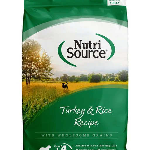 NutriSource Turkey & Rice Recipe Dry Dog Food 26lb - Image 1