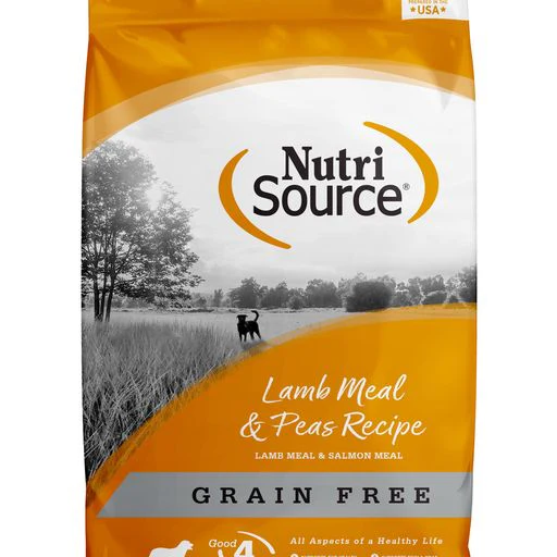 NutriSource Grain-Free Lamb Meal & Peas Formula Dry Dog Food  30 lb - Image 1