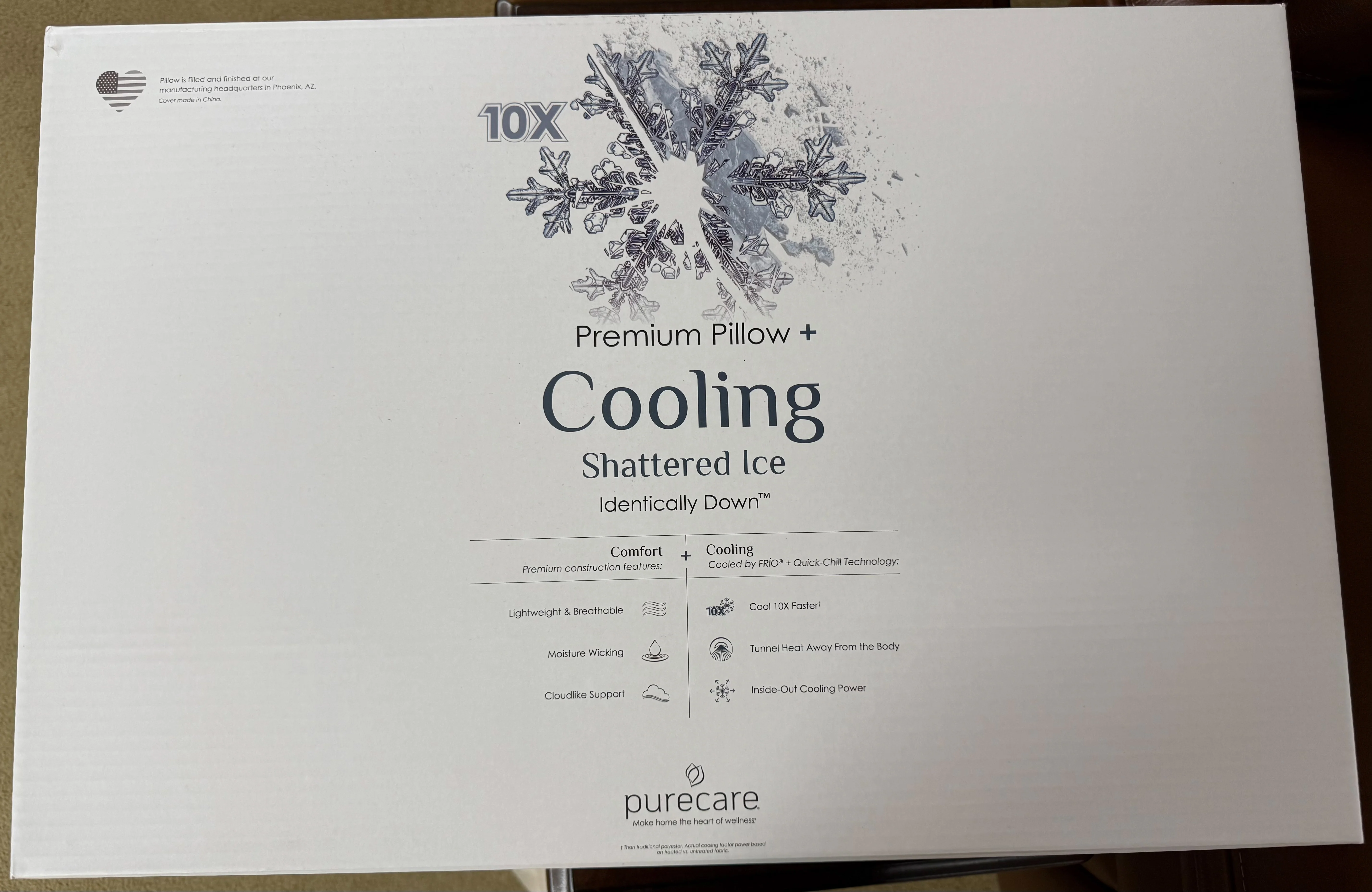 PCFRIOJ631 PURECARE COOLING SHATTERED ICE JUMBO PILLOW - Image 2