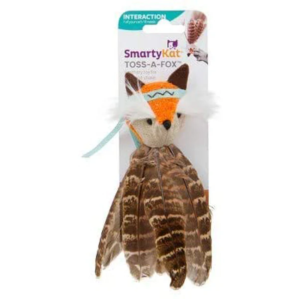SmartyKat Toss-a-Fox Catnip Toy Multi-Color - Image 1