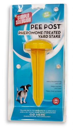 Simple Solution Pheromone Infused Pee Post Outdoor Dog Training Aid - Image 1