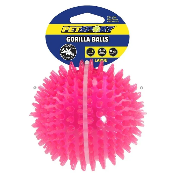 PetSport Gorilla Ball Scented Dog Toy, Asst Colors - Image 1