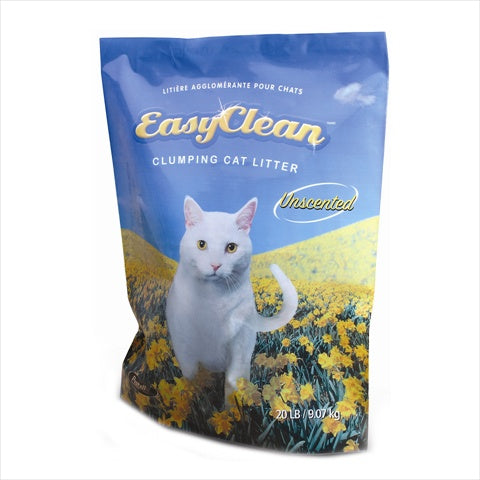 Pestell Easy Clean Clumping Clay Cat Litter Unscented 40lb - Image 1