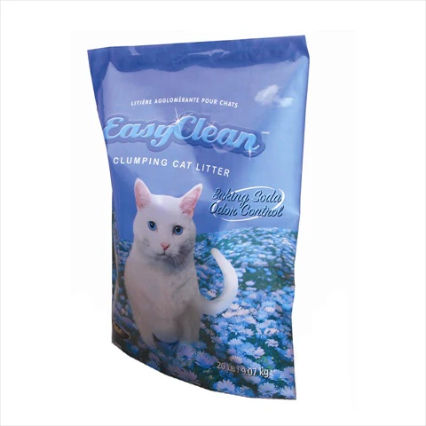 Pestell Easy Clean Clumping Clay Cat Litter Baking Soda 20lb - Image 1
