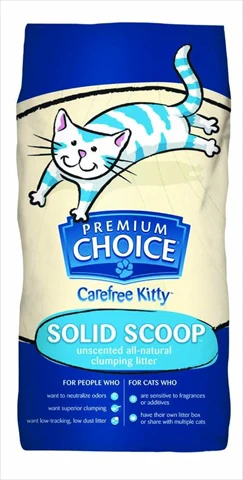 Premium Choice Scoopable Cat Litter Unscented 50lb - Image 1
