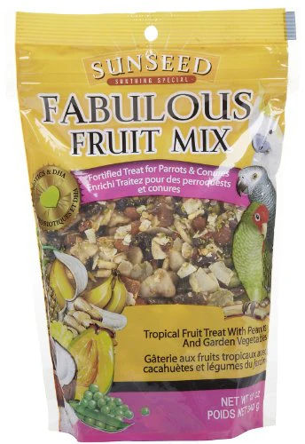 Sunseed® Fabulous Fruit Mix Treats for Parrots & Conures 12 Oz - Image 1