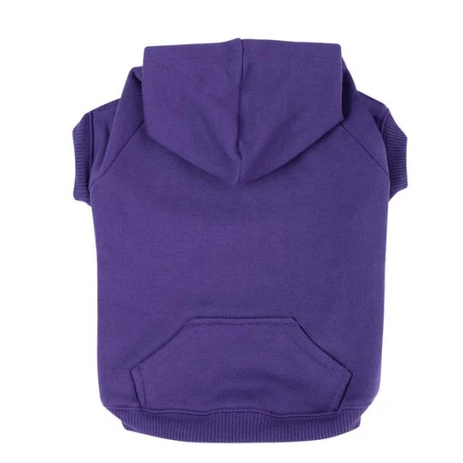 Petedge Zack & Zoey Basic Dog Hoodie XX Large Purple - Image 1