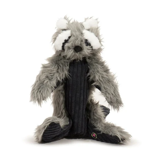 Hugglehounds Plush Dog Toy Rope X Brace Redwood Racoon 15in - Image 1