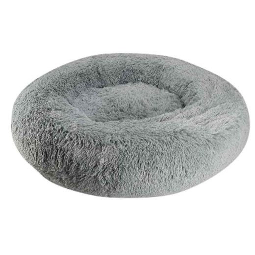 Arlee Warmly Shaggy Donut Charcoal 28x28x8In - Image 1