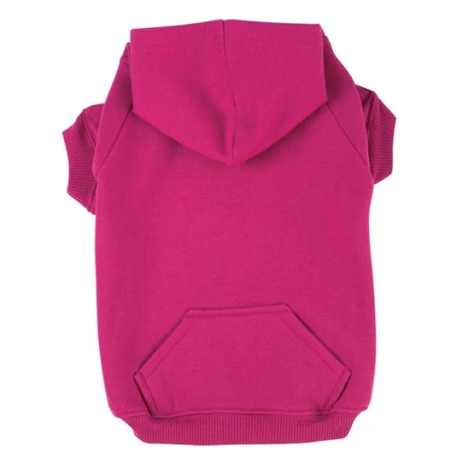 Petedge Zack & Zoey Basic Dog Hoodie eXtra Small Pink - Image 1