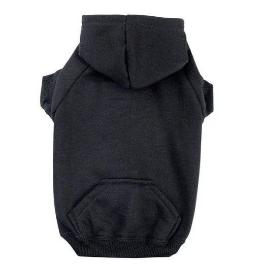 Petedge Zack & Zoey Basic Dog Hoodie Large Black - Image 1