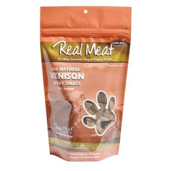 Real Meat Jerky Dog Treats Venison 12oz - Image 1