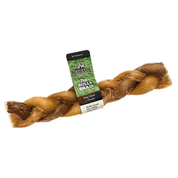 Redbarn Braided Bully Stick, 7in - Image 1