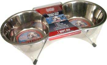 Loving Pets Double Diner Stainless Steel Pt. - Image 1